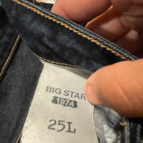 Vintage Big Star 1974 Jealousy Skinny - Size 25 - Picture 5 of 11